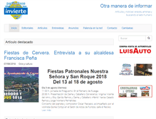 Tablet Screenshot of periodicosinvierte.com